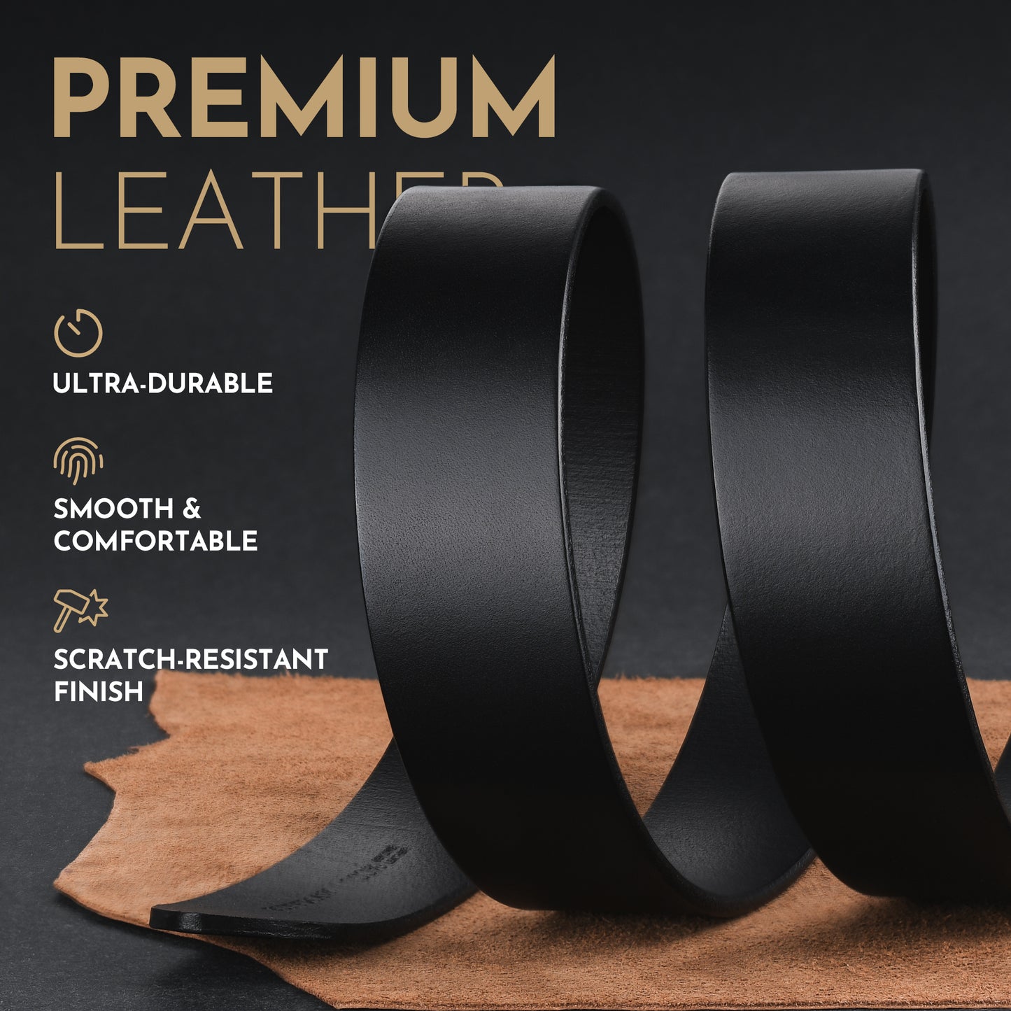 Buffway leather belt